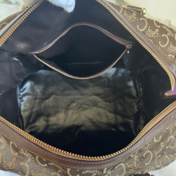 Celine Brown Monogram Shoulder Bag - Picture 8 of 13